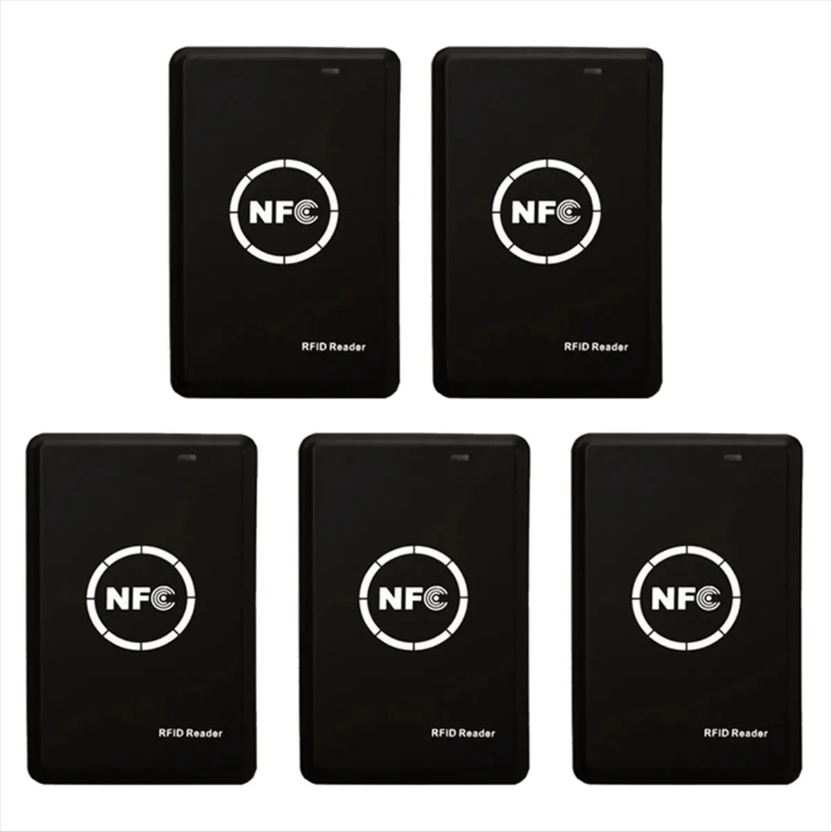 Promotion 5PCS NFC Smart Card Reader IC RFID Card Reader RFID Copier Duplicator 13.56MHz & 125KHz Encrypted Programmer