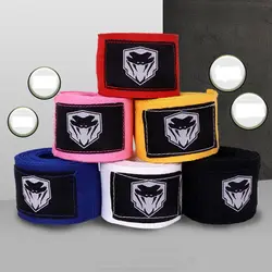 1 Pair KickBoxing Bandage Elastic Bandage Sanda Muay Thai Karate Sports Fist Bandage Fitness Hand Wrist Wrap Handband 1.5/3m