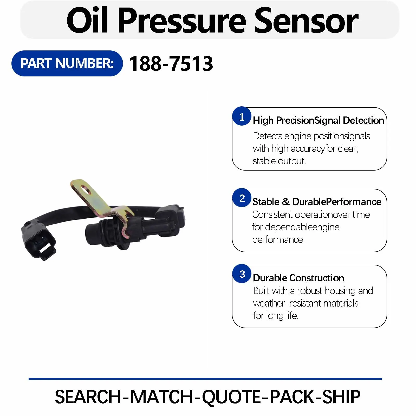 279-9829 Crankshaft Position Sensor For Caterpillar CAT 824G II 834G 824G 824C Wheeled Bulldozer