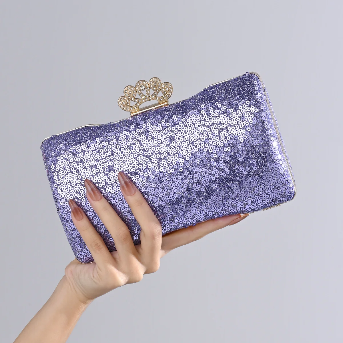 

Новый женский клатч с блестками, свадебное платье, банкет, вечерняя сумка, диагональная переноска на одно плечо.