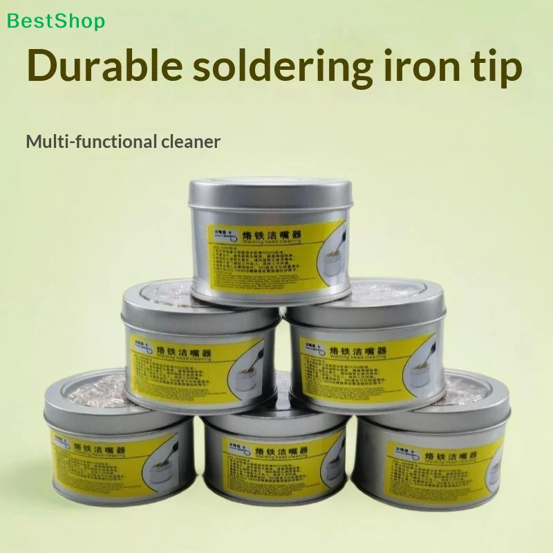 1Pc Copper Solder Tip Cleaner Sponges Balls Copper Wire Scrubbers For Soldering Iron Tips Easy Oxide Removal No Water Needed