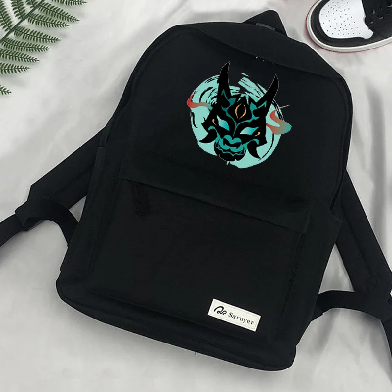 Game Genshin Impact Schoolbag Xiao Backpack Teenagers Computer Outdoor Laptop Travel Boys Girls Cartoon Korean Style Bags Hu Tao