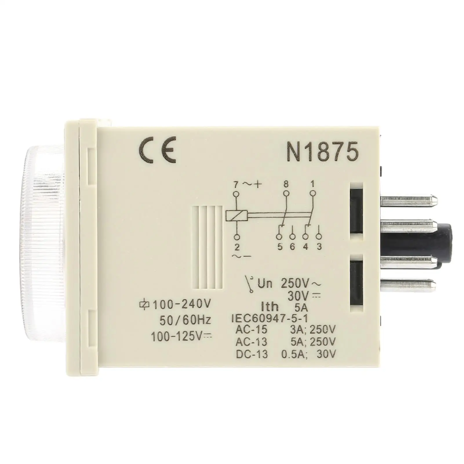 H3CRA8 Delay Timer Relay 1.2S300H 8 Pins AC220V Knob Control Time Relay