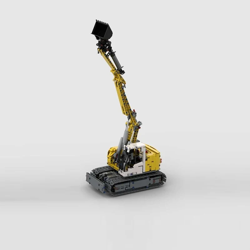 City Car Model MOC Building Bricks R926 Heavy Compact Excavator Modular Technology Children Holiday Gifts Assemble Toys Suit
