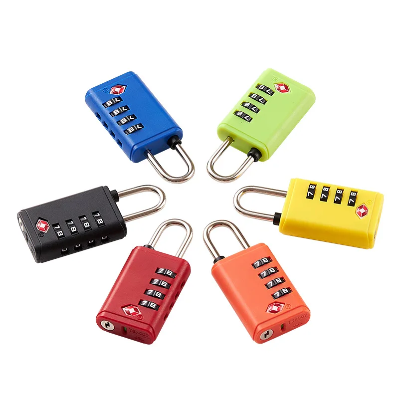 4 Digit Anti-Theft Combination Luggage Lock Portable Travel Suitcase Code Lock Safe Travel Bag Security Padlock