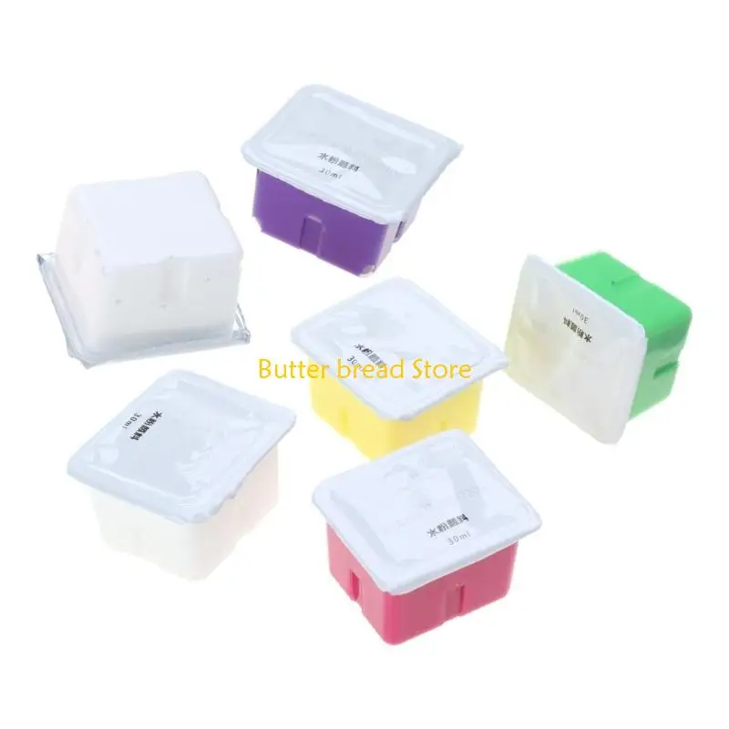 مجموعة طلاء الغواش W89C أصباغ غنية بالألوان المائية مع حافظة لا تبهت للأطفال Adu