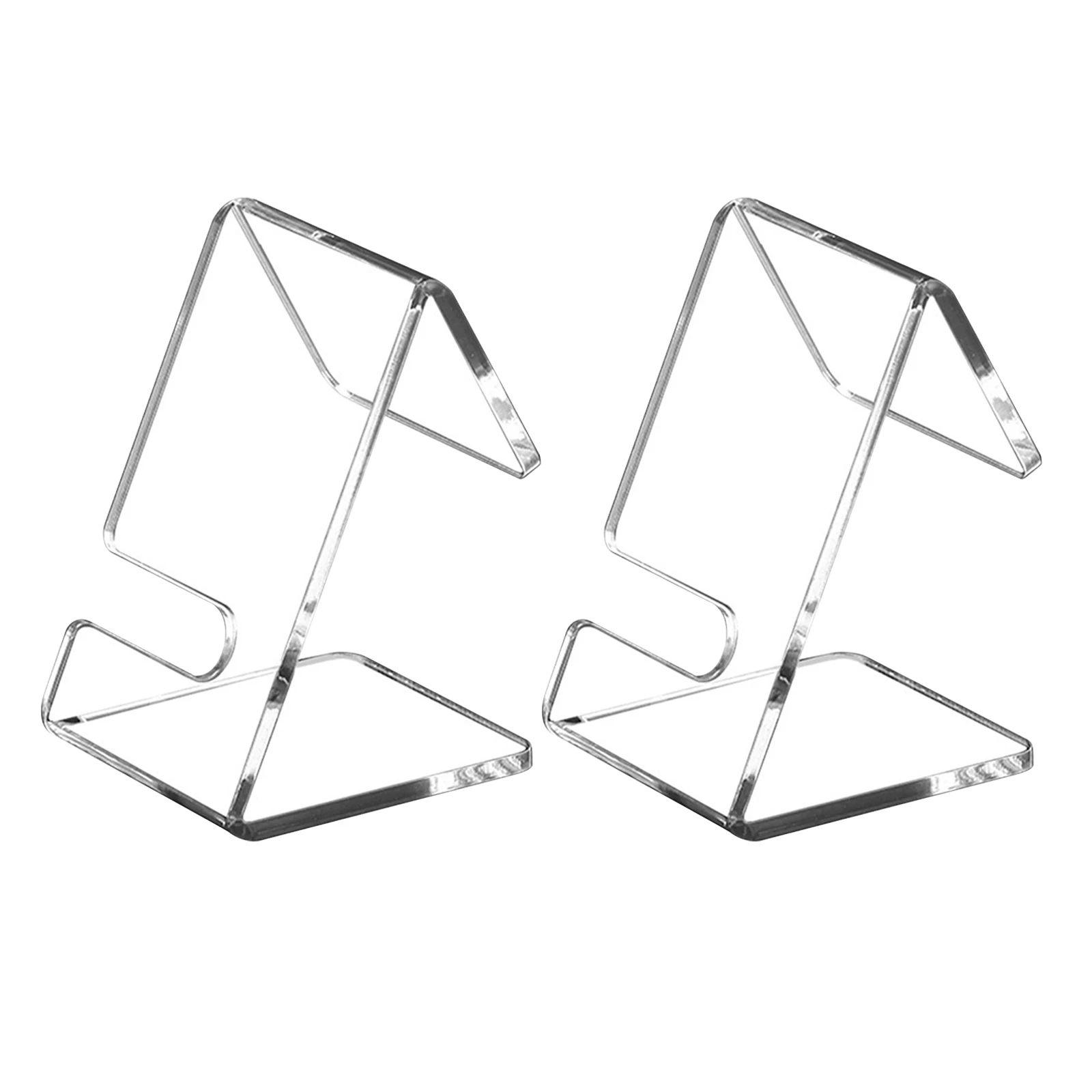 2 Stück transparente Uhrenhalter für Uhren, ästhetische Sonnenbrillen, Augenständer, dekorativer Schreibtisch