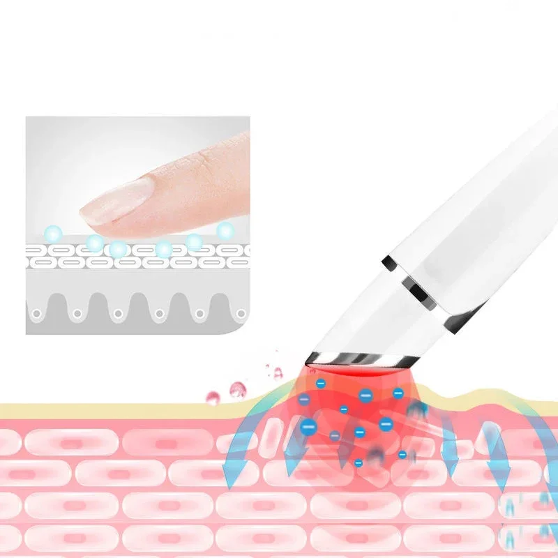 جهاز تجميل العين EMS أكياس العين مكركرنت الهالات السوداء العلاج بالضوء رفع العين الاهتزاز المضادة للتجاعيد إزالة أدوات التدليك #4
