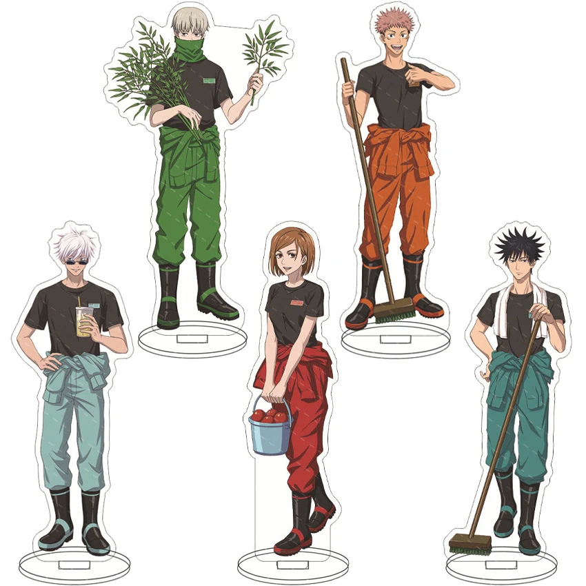 16CM Anime-Figur Jujutsu Kaisen Itadori Yuji Kugisaki Nobara Fushiguro Megumi Gojo Satoru Cosplay Acryl-Ständer Ornamente Geschenke