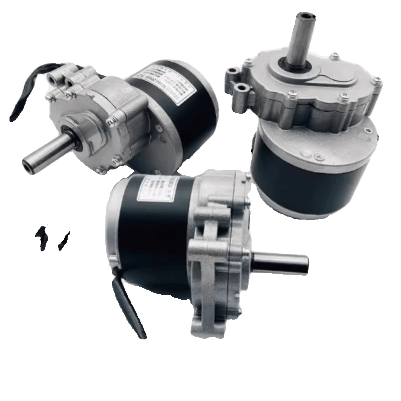 Lingying DC Brushed Low Speed Secondary Gear Electric Vehicle Motor 24V250W Wheelchair Motor 120/75 rpm