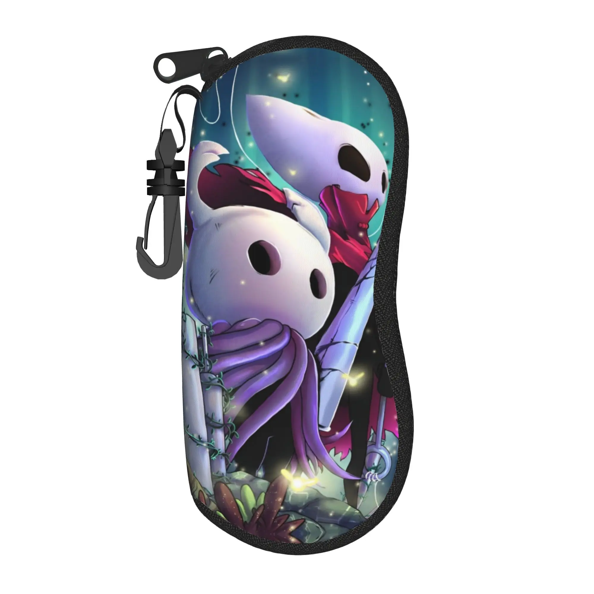 Hollow Knight Glasses Case Game Fun Cartoon Travel Sunglasses Pouch For Male Female Fashion Eyewear Accessory Eyeglass Protector