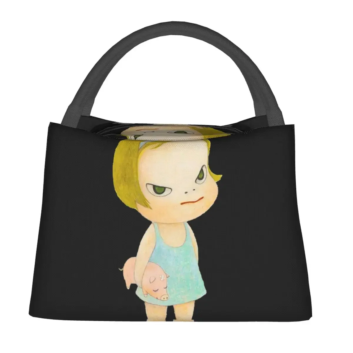 Yoshitomo Nara Lunch Bags Insulated Bento Box Resuable Lunch Tote Picnic Bags Cooler Thermal Bag for Woman Girl Work