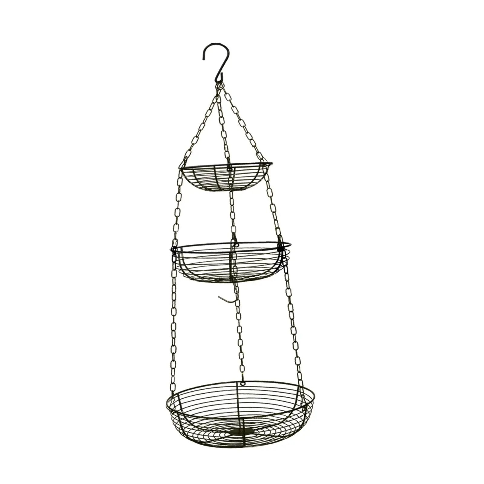 

3-уровневая подвесная корзина, компактная корзина для хранения овощей, для фруктов и овощей, полотенца, принадлежности для уборки, кухонная утварь