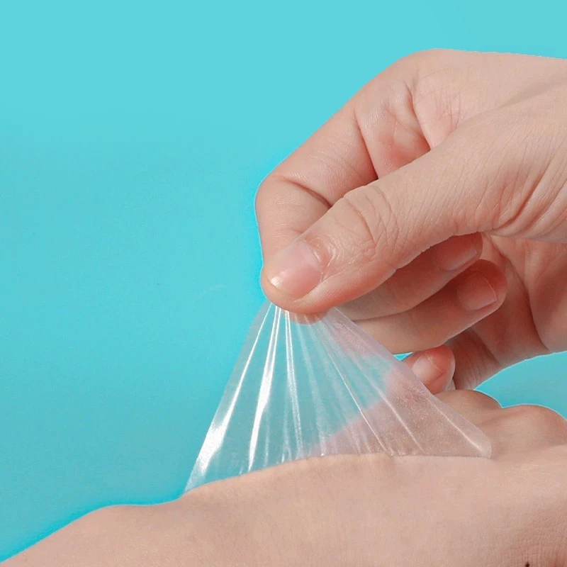 Waterproof Wound Bandage Adhesive Patches Transparent Film Dressing Post Infusion Indwelling Needle Fixing Paste 10Pcs