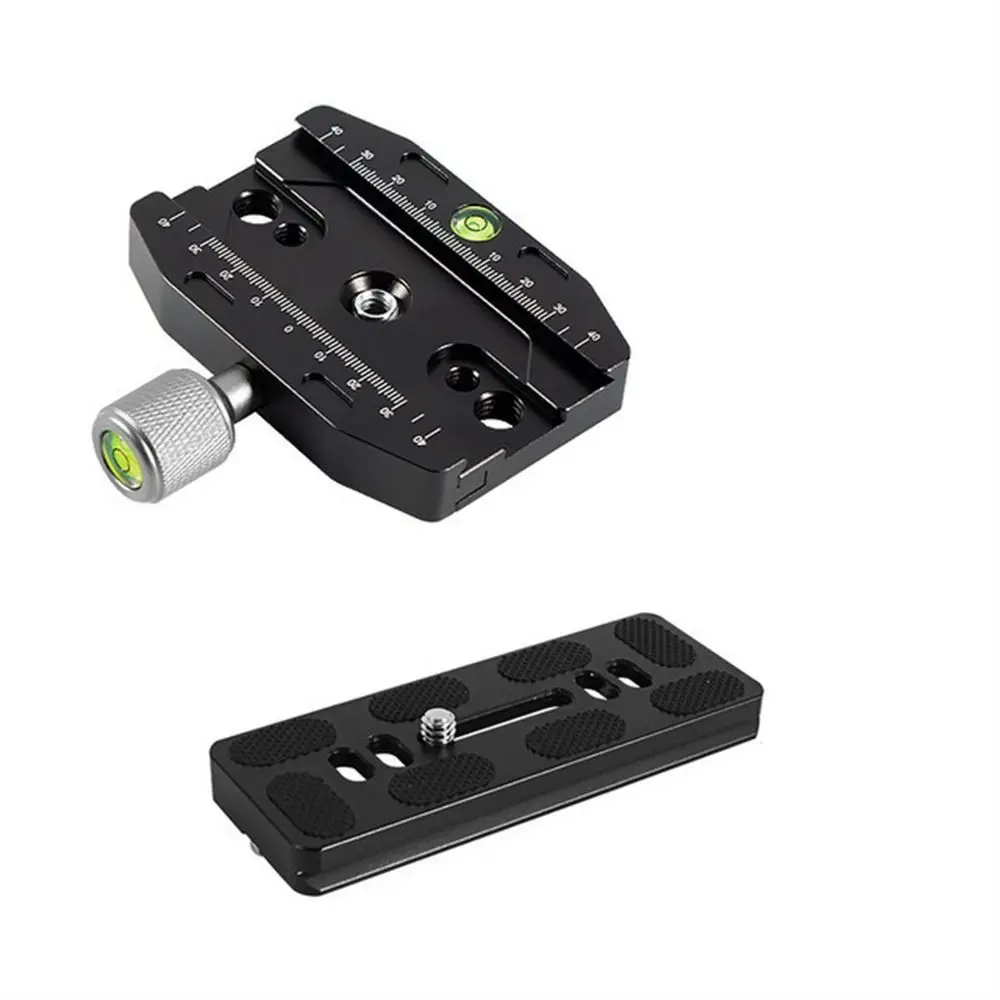 

Ball Head Mount Camera Clamp Quick Release 50mm/70mm/90mm/110mm 3/8 to 1/4 Screw Quick Release Plate Profession Aluminum Alloy