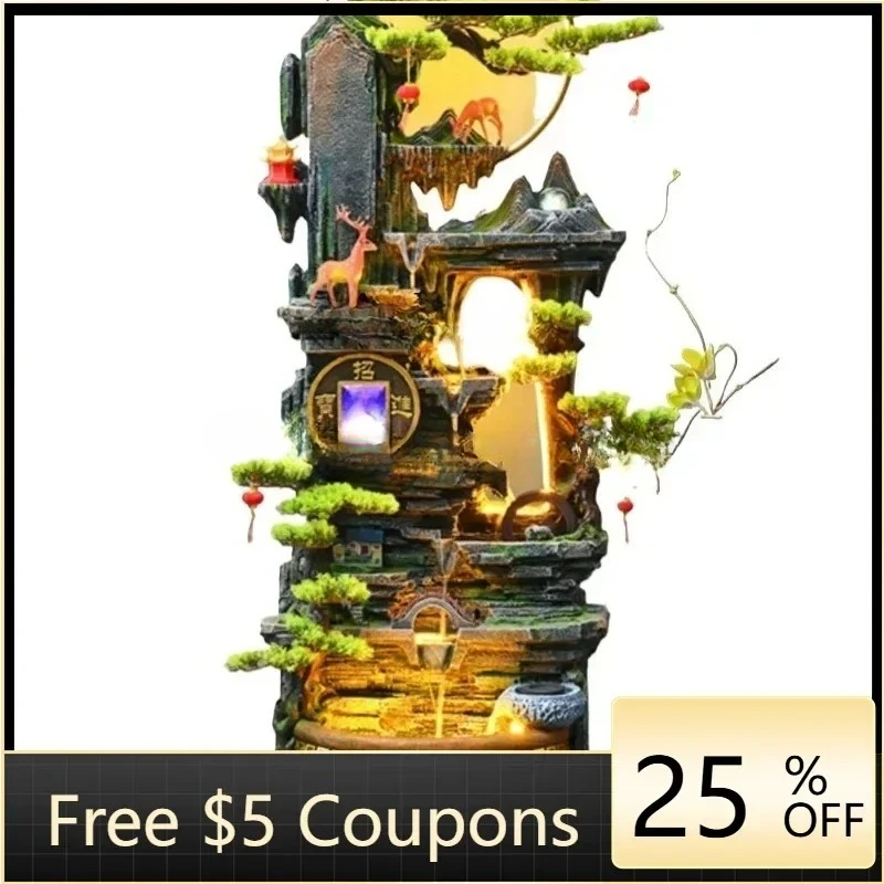 rockery flowing water fountain circulating water living room water feature high-end decoration ornament