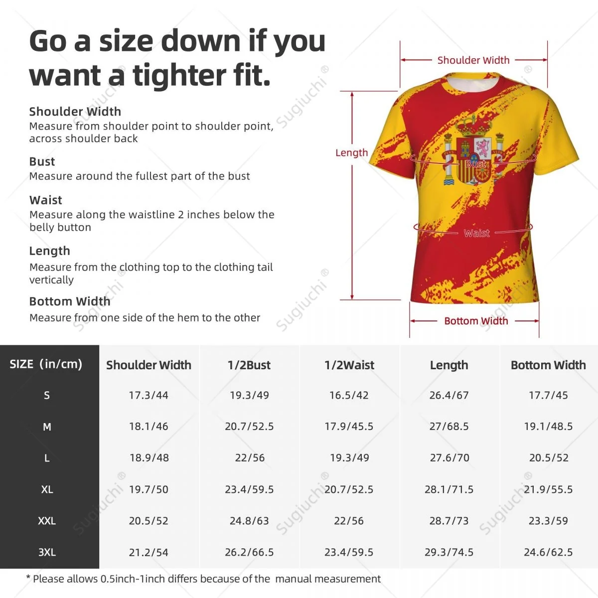 Custom Name Nunber Spain Flag Color Men Tight Sports T-shirt Women Tees jersey For Soccer Football Fans