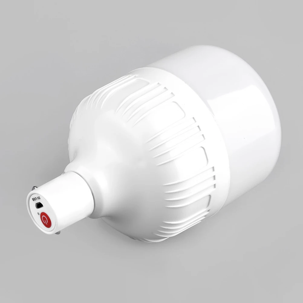 

1Pcs Waterproof LED Outdoor Tent Light USB Rechargeable Emergency Portable Camping Night Market Stall Light Hook Design