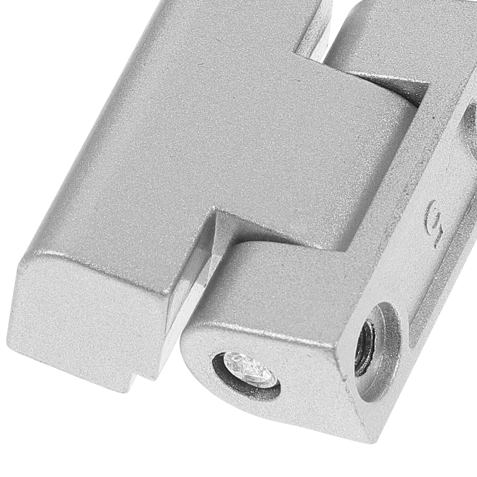 

4Pcs Silver Damping Hinges Reinforced Cabinet Hinges Smooth Finish Torque Hinge for Control Cabinet and Distribution Box Use