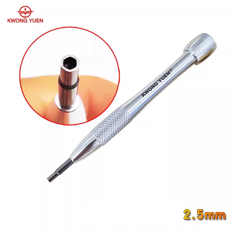 KWONG YUEN Watch Repair Tool Abbey Hexagonal Octagonal Screwdriver AP Pipe Specialized Watch Screwdriver