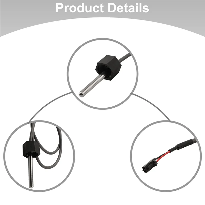 【Clearance Sale】Replacement For Control Spa Sensor Kit Temp/High Limit 2 Pin 1/4" Diameter 24" For Spa M7-32016 30042 30382