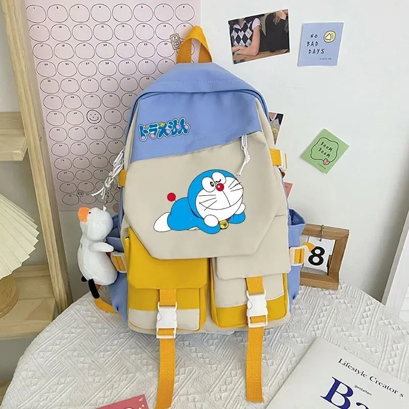 

Doraemon популярный японский анимационный периферийный рюкзак для студентов-подростков большой вместительный школьный рюкзак Dingdang Cat дорожная сумка на плечо