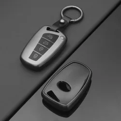 New Remote Key Case Cover Holder Fob For Hyundai Grandeur HG Sedan Santa Fe 3DM Grand SantaFe 2018 IX45 EQUUS Azera Genesis G80