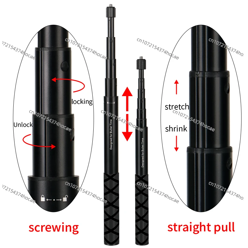 300Cm Invisible Selfie Stick Sport Camera Accessories X4 X3 Go3 Ace Pro