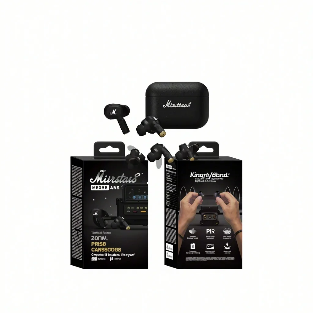 

Wireless Noise Cancellation Earbuds for Marshall Motif A.N.C TWS Bluetooth music headset headphone for oppo a98 vivo v27 pro