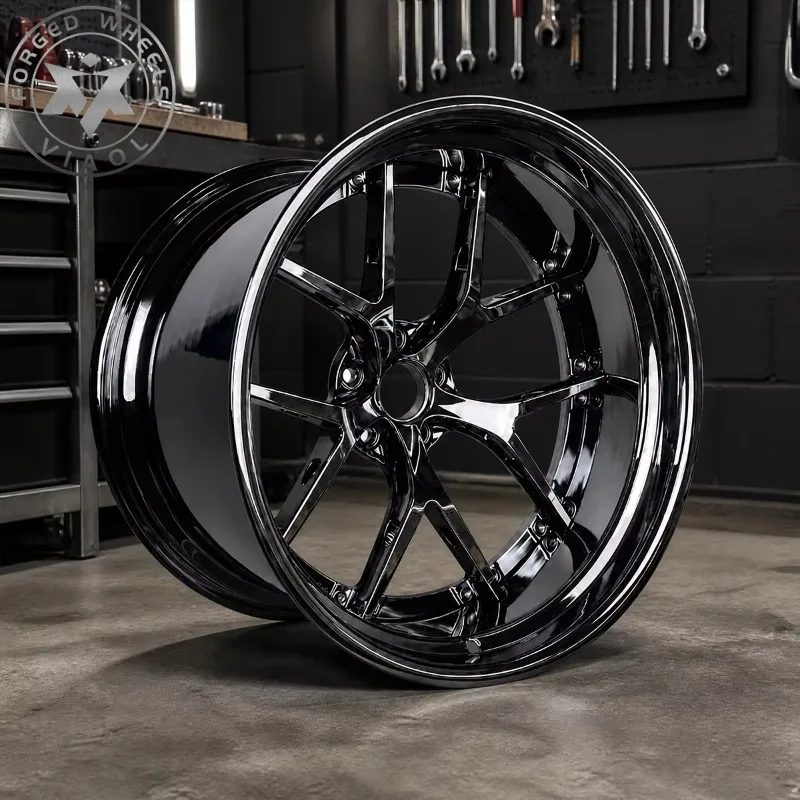 Brushed Gunmetal Personal Luxury Forged Wheels 18 19 20 21 22 Inch 5x114.3 5x112 For Audi C8 C7 B9 B8 Q5 For Volkswagen Golf GTI