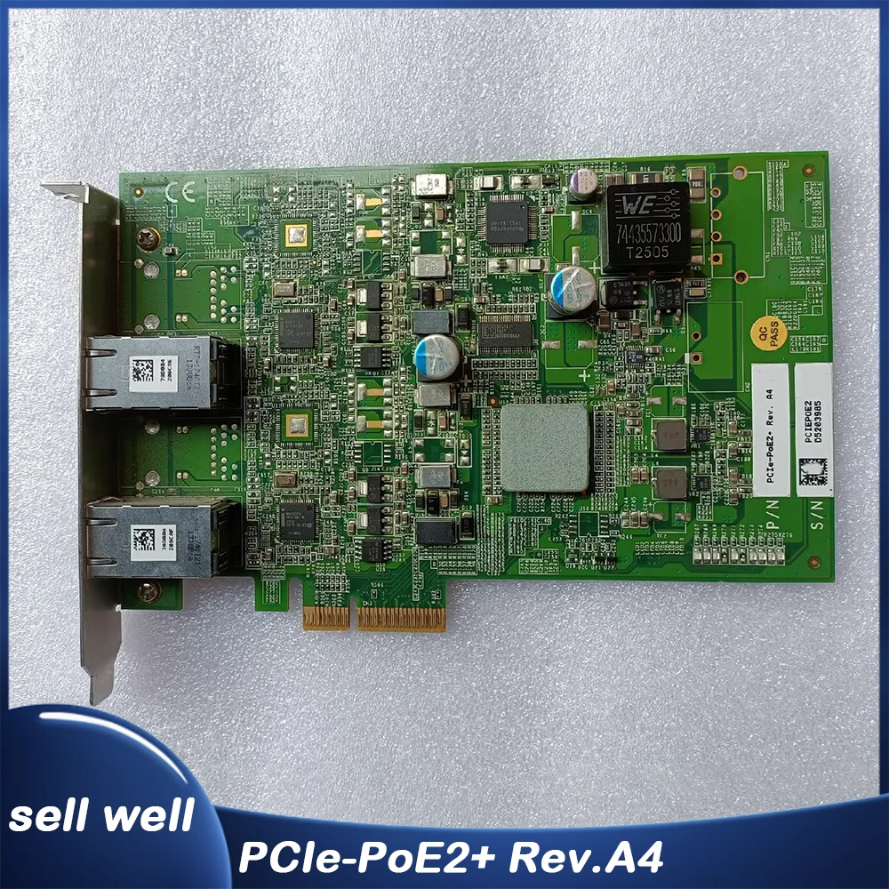 Industrial Camera Image Acquisition Card PCIe-PoE2+ Rev.A4