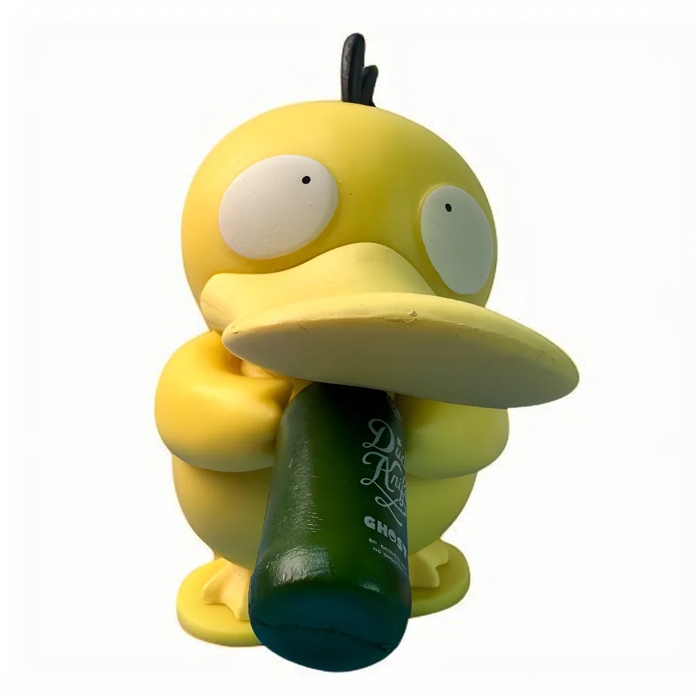 10 سنتيمتر/3.93in أنيمي البوكيمون الشكل البيرة Psyduck عمل أرقام البلاستيكية جمع نموذج لعب للأطفال الهدايا