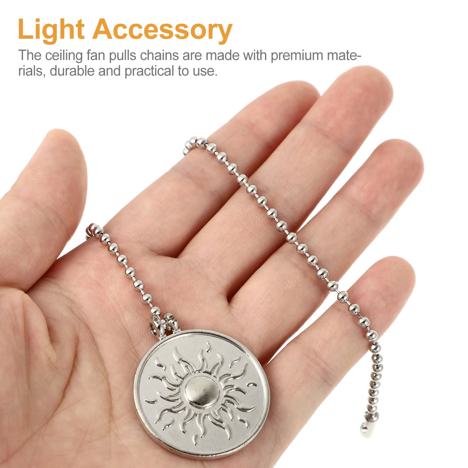 

Zinc Alloy Ceiling Fan Pull Chain Decorative Light Pendant Vintage Home Decor Accessories