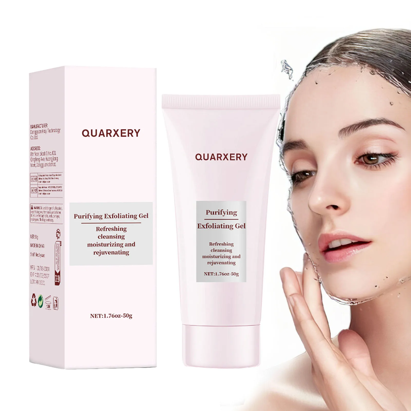 Moisturizing Exfoliator Gel Clean Pores Brighten Skin Tone Facial Care Products for Relieving Dry Skin Protecting Skin Pellicle