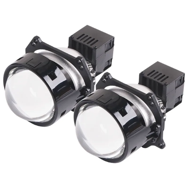 

A6L Bi LED Projector Lens Headlight Retrofit 12V 74w 6000k Hi Lo Beam