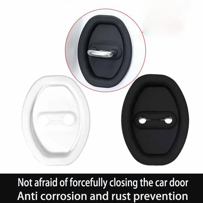 Car door lock protection pad Door shock absorber cushion Universal Door lock buckle rubber sleeve Thickened anti-collision