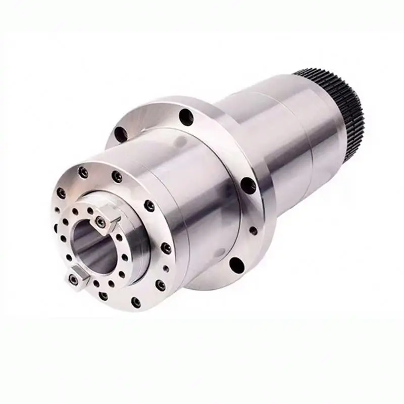 CNC BT30 BT40 6000rpm 90mm Self-cooling Belt Pulley Spindle Shaft Turning Steel Drilling Belt Drive Atc Spindle Milling Spindle