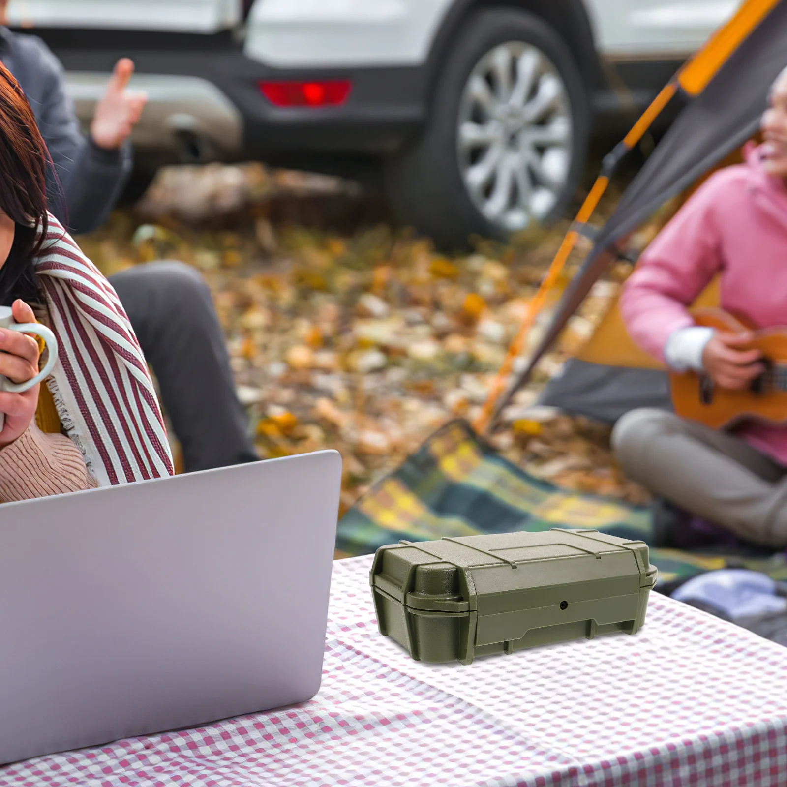 

Outdoor Waterproof Carry Case Shockproof Dry Box for Digital Devices Survival Gear Camping Hiking Storage Waterproof Carry Case