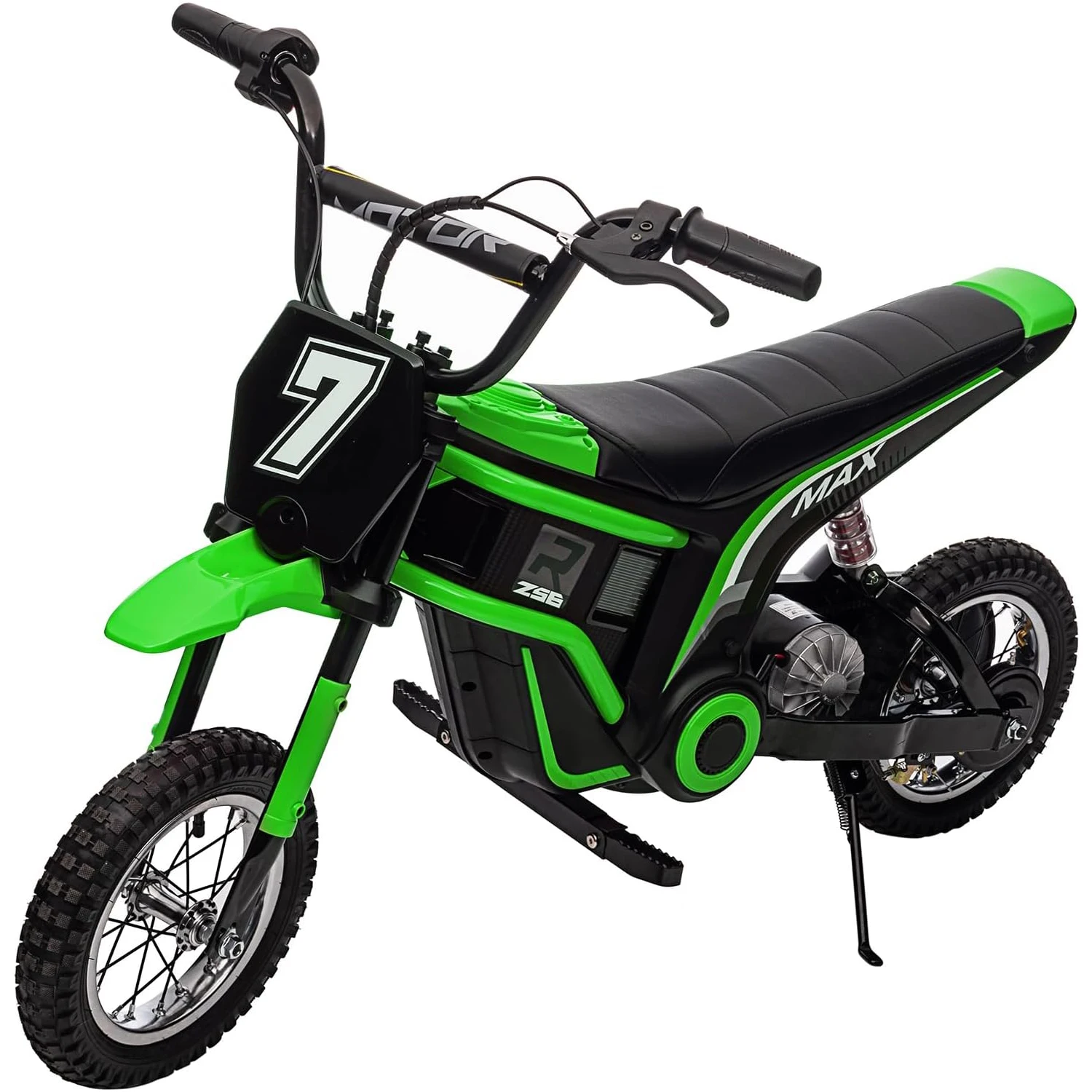 24V Kids Electric Dirt Bike 350W Off-Road Motocross Bike with Shockproof Suspension Powerful Motorcycle for Boys & Girls 8-12YRS