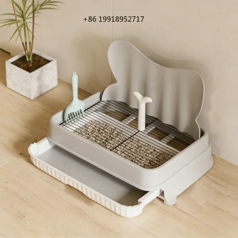 Dog Toilet Portable Dog Potty Pan Trainer Litter Large Dog Toilet Anti-splashing Fixed-point Toilet Pet Cleaning Supplies JJ857