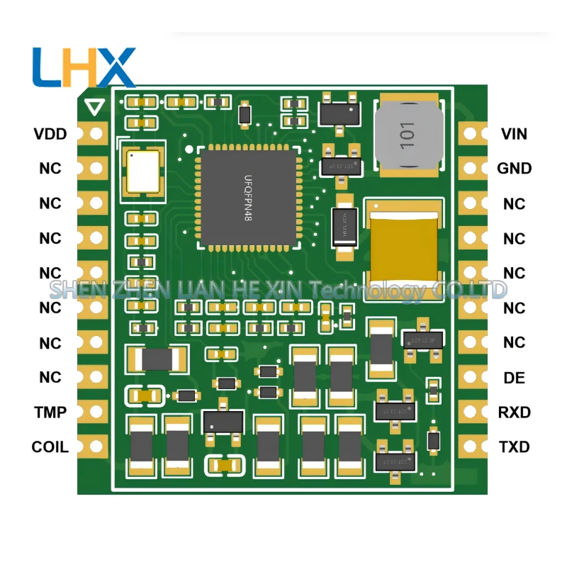 VWM6000 vibrating wire sensor signal acquisition module UART serial port TTL can meet RS485 frequency mold temperature