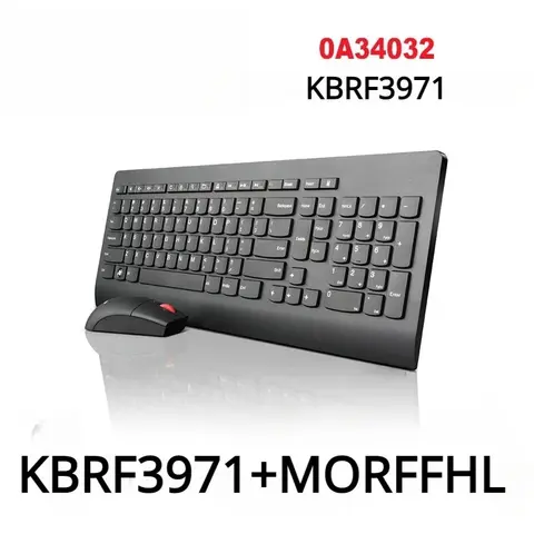 2.4Ghz Wireless Combos KBRF3971 for Lenovo Thinkpad Korean Russian Italian Spanish Arabic French Hebrew Keyboard + Mouse 0A34032