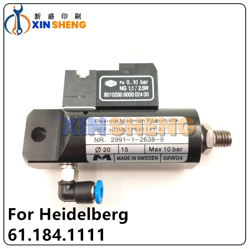 

Лучшее качество 61.184.1111 Цилиндрический клапан Heidelberg SM102 CD102 SM74, запасные части для печатной машины