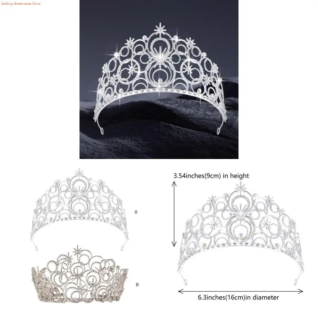 

F92D привлекательные хрустальные диадемы для женщин для выпускного вечера, девичника, свадебного реквизита, свадебные украшения