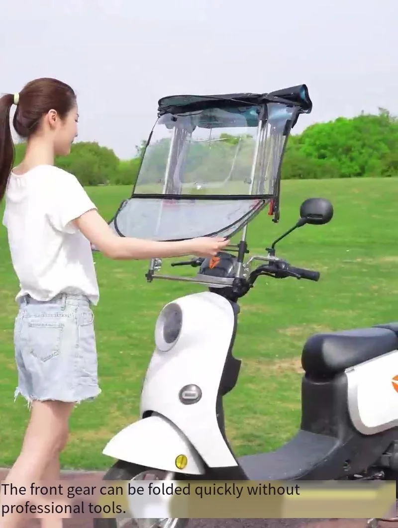 

Battery car canopy new detachable folding retractable electric car windshield motorcycle sun umbrella