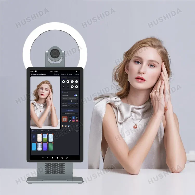 15.6 Inch Screen Live Streaming All in One Machine 4k Livestream 50mp Camera Facebook and Youtube