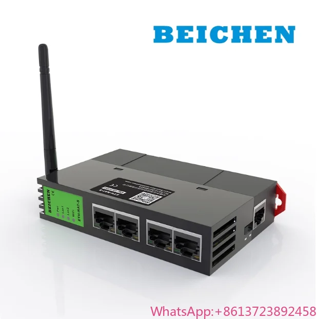 BEICHEN ETH-NAT-S Ethernet Communication Processor Network Coupler with IP Address Translation WiFi Antenna Built-in NAT Gateway