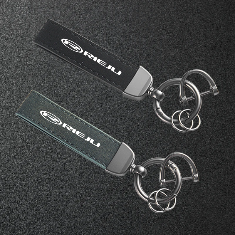

For RIEJU AVENTURA 500 500I 125 Aventura 125 500 Motorcycle Keyring High-Grade Leather Suede Keychain Accessories