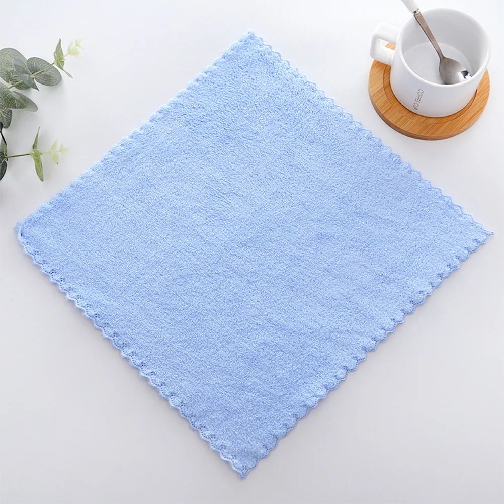 10 Pcs Compact Size Towel Facial Makeup Remover Cloth Wet Wipes Face Square Random Color Micro Fiber Wash Non-scratch