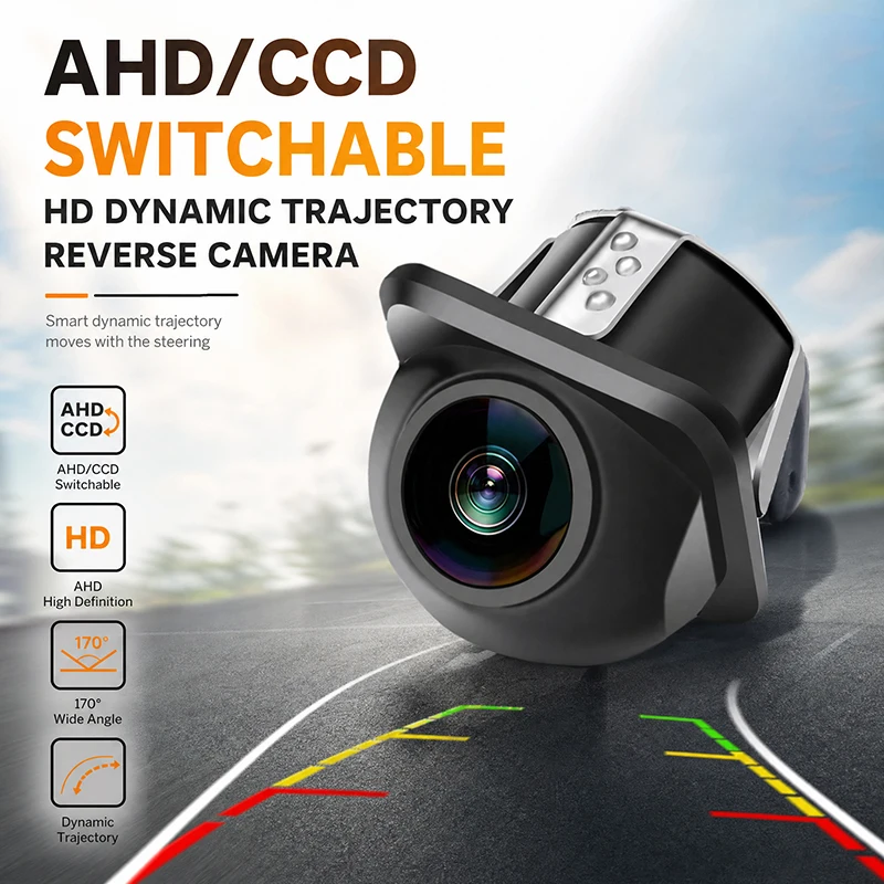 Universal AHD/CCD intelligent dynamic trajectory for reversing images Grass carp eyes are 170 degrees high in clear night vision